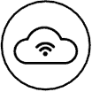 Cloud computing icon